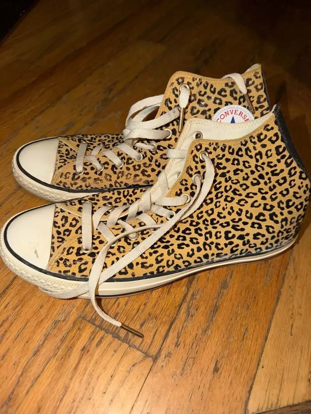 Converse Chuck Taylor All Star High Top Leopard Print Sneakers